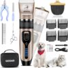 Cordless Pet Grooming Clippers Kit – Quiet, Rechargeable & Powerful