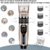 Cordless Pet Grooming Clippers Kit – Quiet, Rechargeable & Powerful