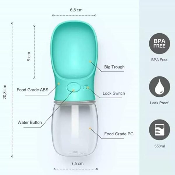 Portable Pet Water Bottle Feeder – Keep Your Pet Hydrated Anywhere, Anytime