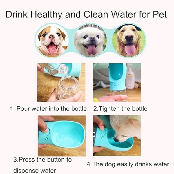 Portable Pet Water Bottle Feeder – Keep Your Pet Hydrated Anywhere, Anytime