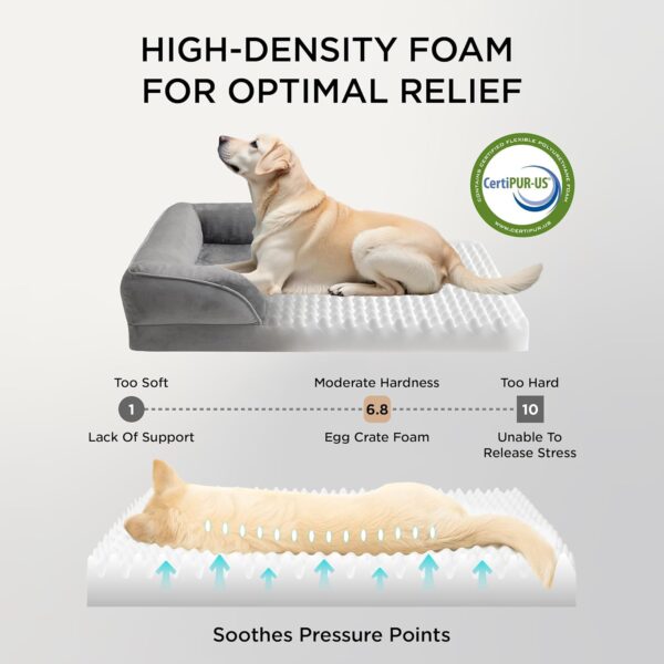 Orthopedic Dog Bed – Deep Comfort for Rest, Growth & Joint Relief