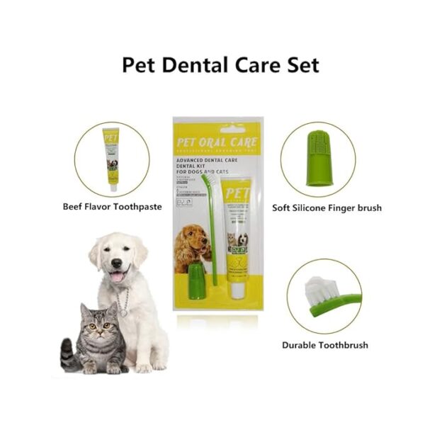 Pet Toothbrush Kit – Eliminate Bad Breath & Keep Your Pet’s Teeth Clean