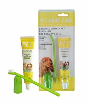 Pet Toothbrush Kit – Eliminate Bad Breath & Keep Your Pet’s Teeth Clean