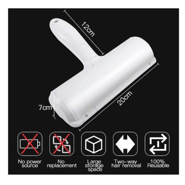 Reusable Pet Hair Remover Roller – Instantly Picks Up Fur from Furniture, Beds & Clothes