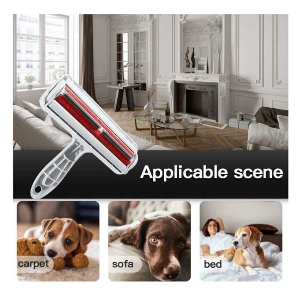 Reusable Pet Hair Remover Roller – Instantly Picks Up Fur from Furniture, Beds & Clothes