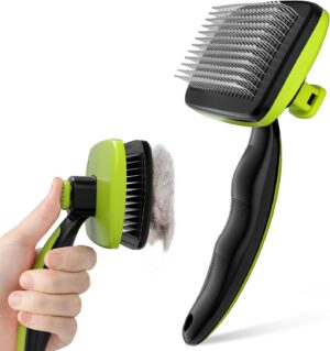 Self-Cleaning Pet Brush – Removes Hair Instantly with One Click!