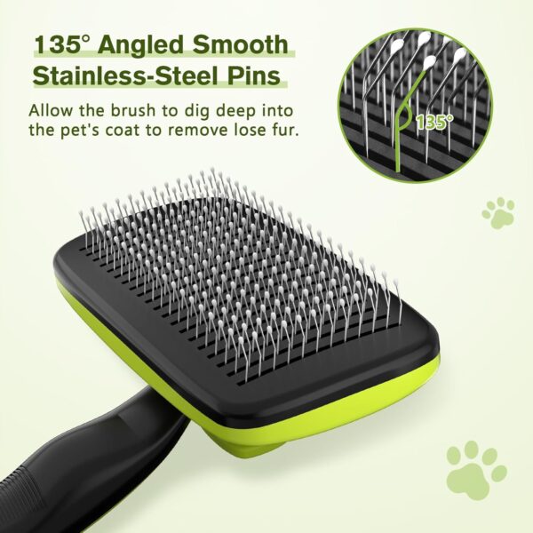 Self-Cleaning Pet Brush – Removes Hair Instantly with One Click!